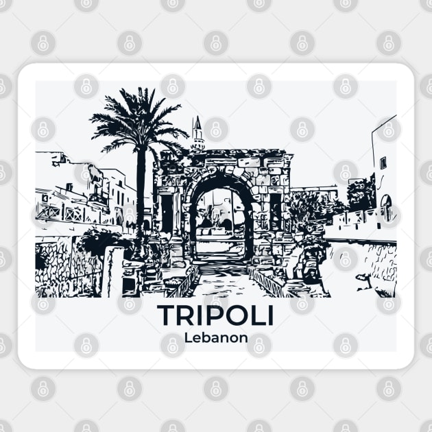 Tripoli - Lebanon Magnet by Lakeric